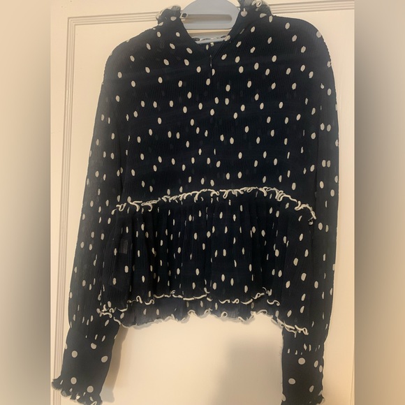 Ganni Lowell Polka-Dot Blouse - Picture 4 of 4